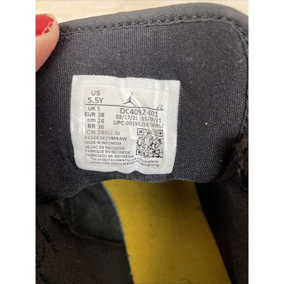 Nike Air Jordan 1 GS Mid MMD Multi-Color Grid DC4092-001 Size 5.5Y - Picture 6 of 10